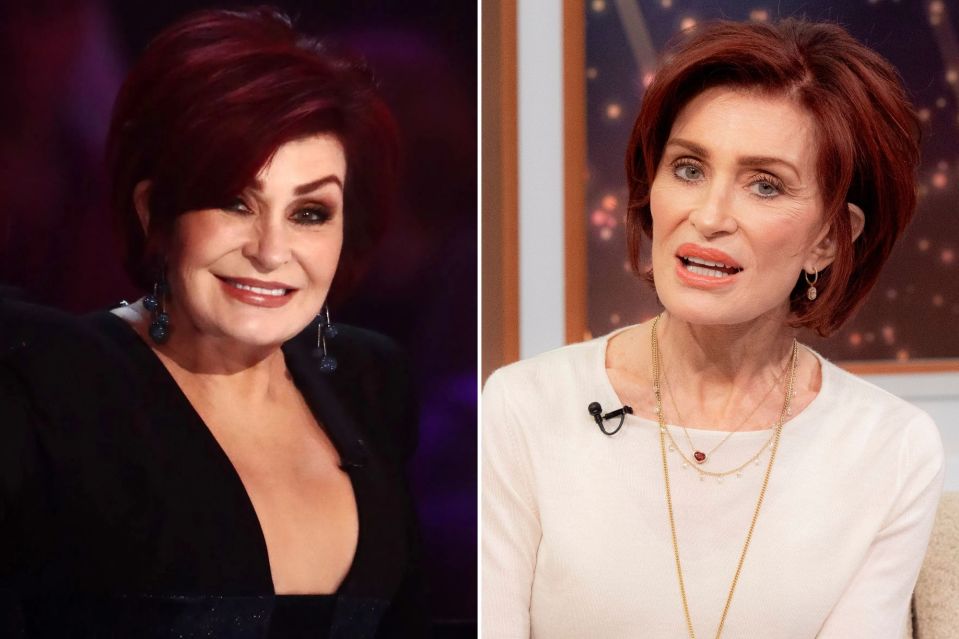 Sharon Osbourne has lost a huge amount of weight (left in 2022, right in 2023)