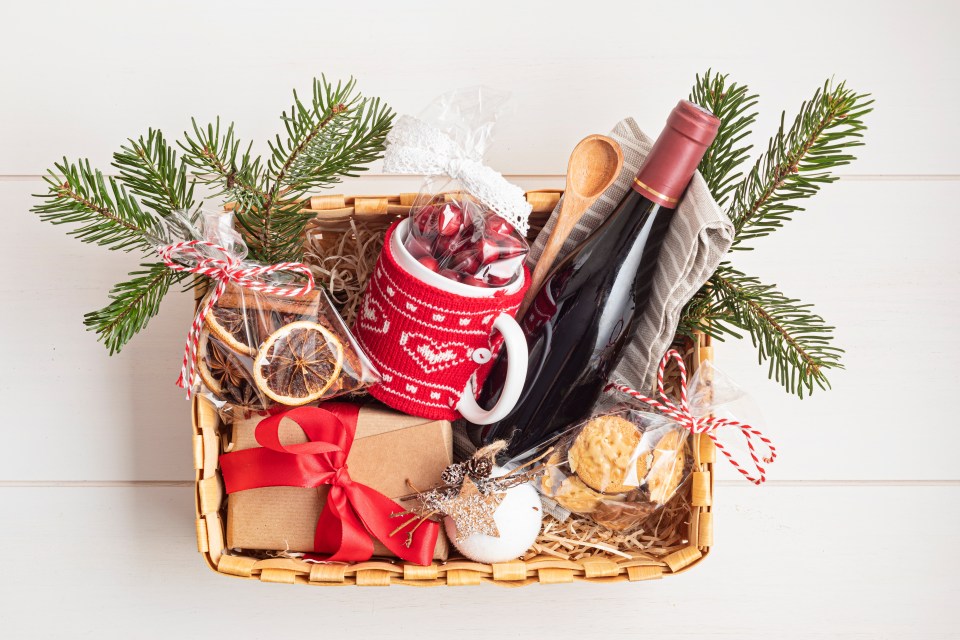 It makes much more sense to make your own Christmas hamper, or buy a budget version of the fancier ones