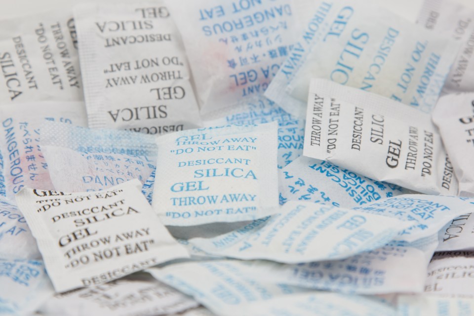 Silica gel packets can be used to dry out your motor's interior