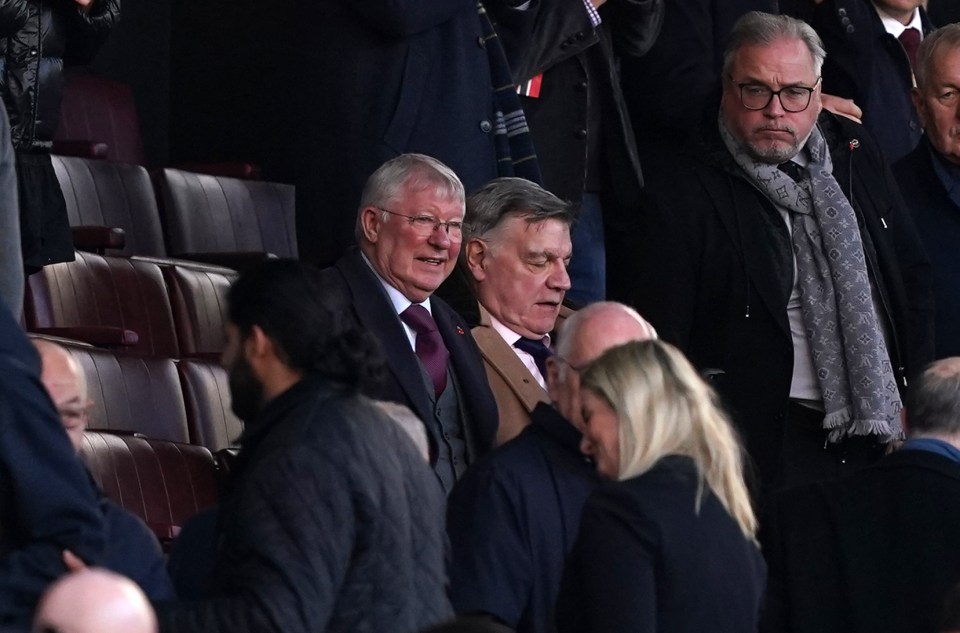 He appeared to be Fergie's guest of honour