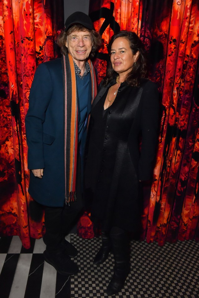 Mick and Jade Jagger posed for pictures at a screening this week