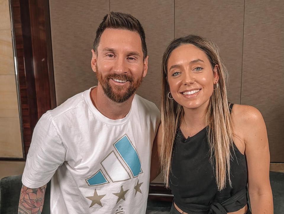 The allegation was made that Messi cheat on his wife with journalist Sofia Martinez