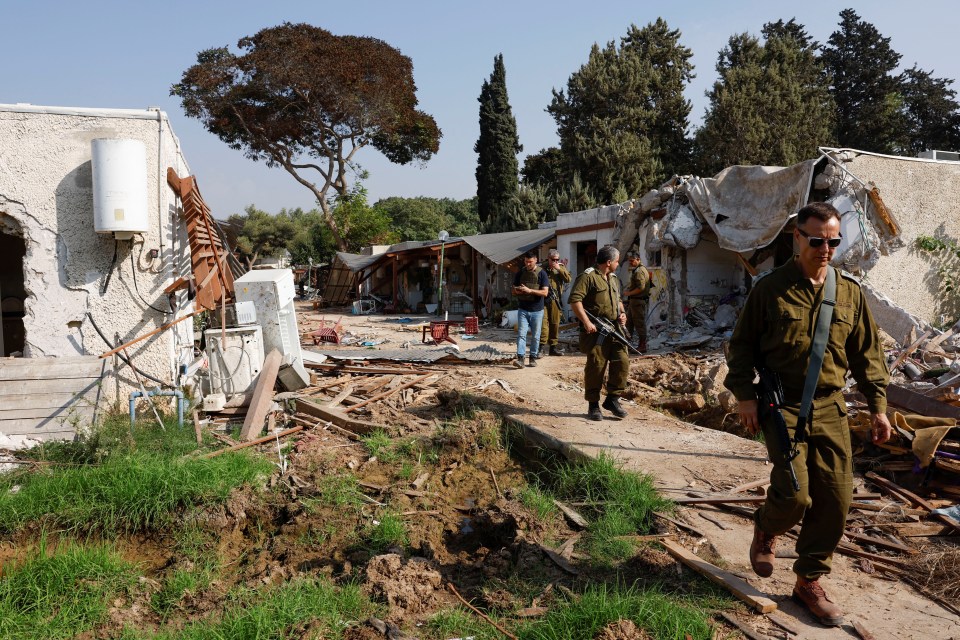 The horror episode took place during a massacre in Kibbutz Kfar Aza, southern Israel