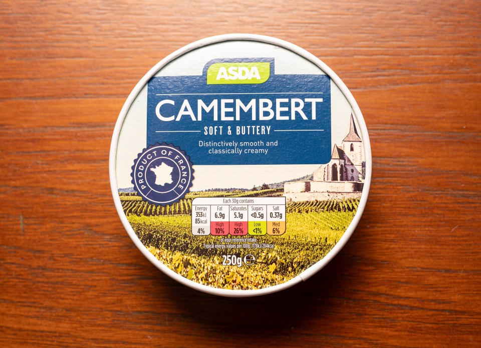 Asda camembert spreads like butter