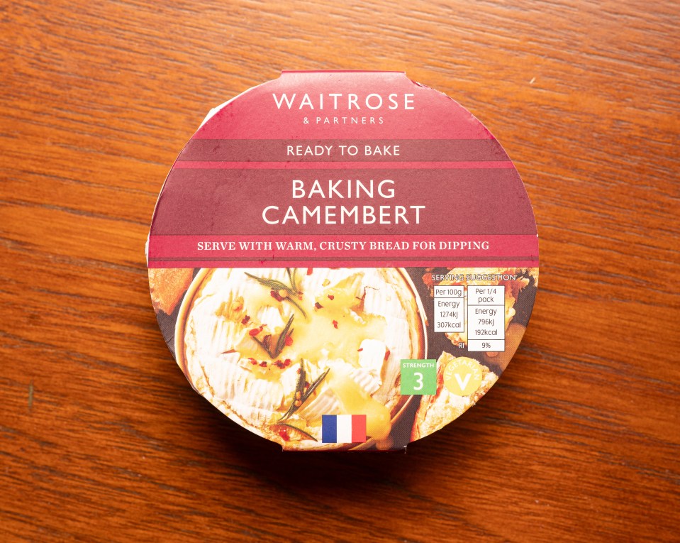 Waitrose camembert is a tad expensive