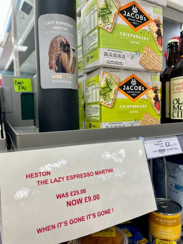 Waitrose is selling espresso martini bottles for £9