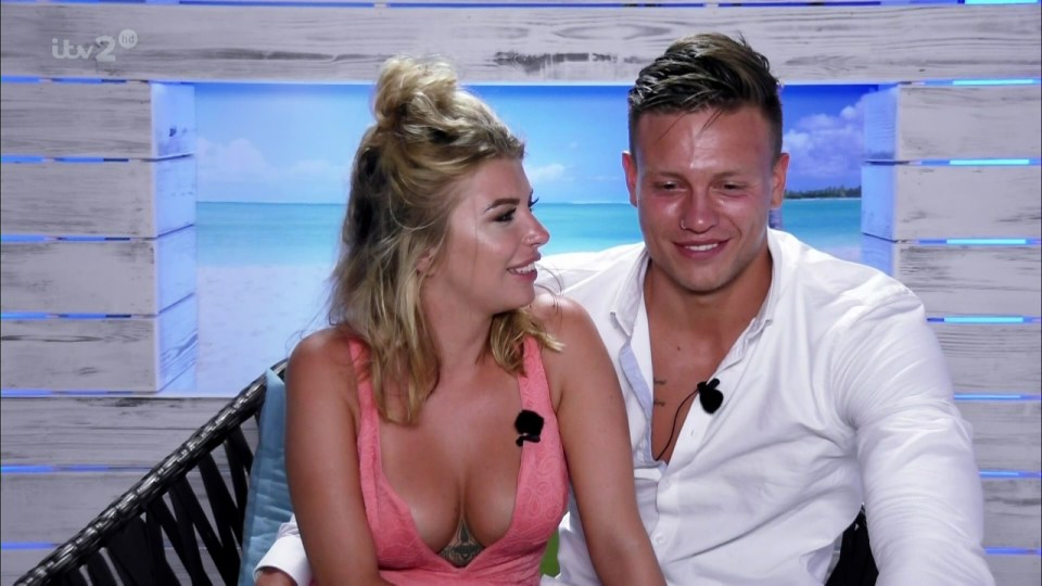 Olivia shares a home with Alex who she met on Love Island