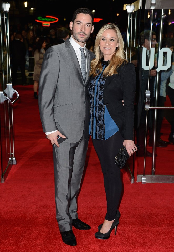 Tom with first wife Tamzin Outhwaite