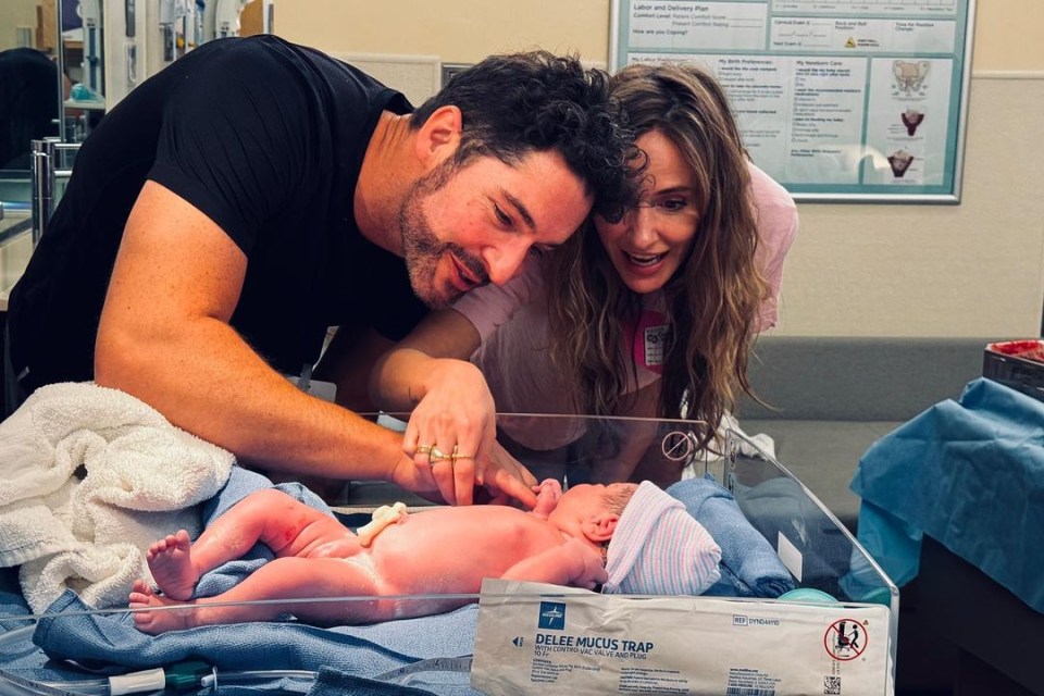 Tom Ellis and Meaghan Oppenheimer have welcomed their first child together