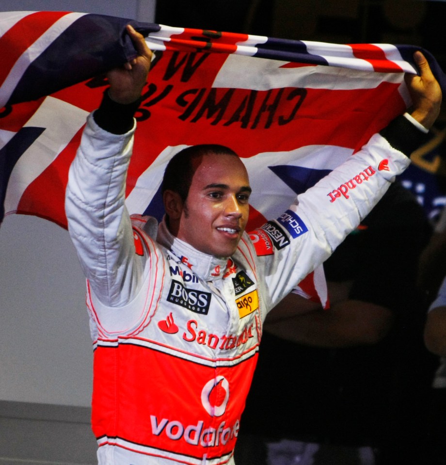 Hamilton won his first world title in 2008