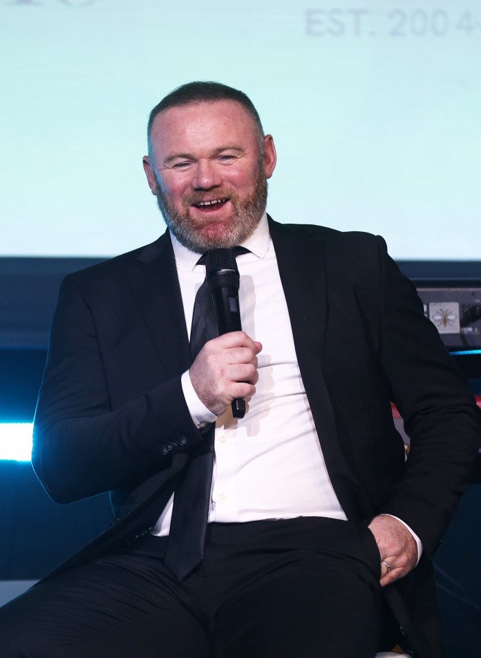 Birmingham boss Rooney spoke on stage