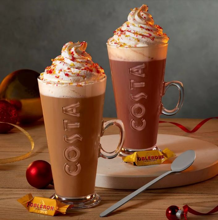 Chocolate fans are begging to have the iconic Toblerone Hot Chocolate and Latte back at Costa Coffee