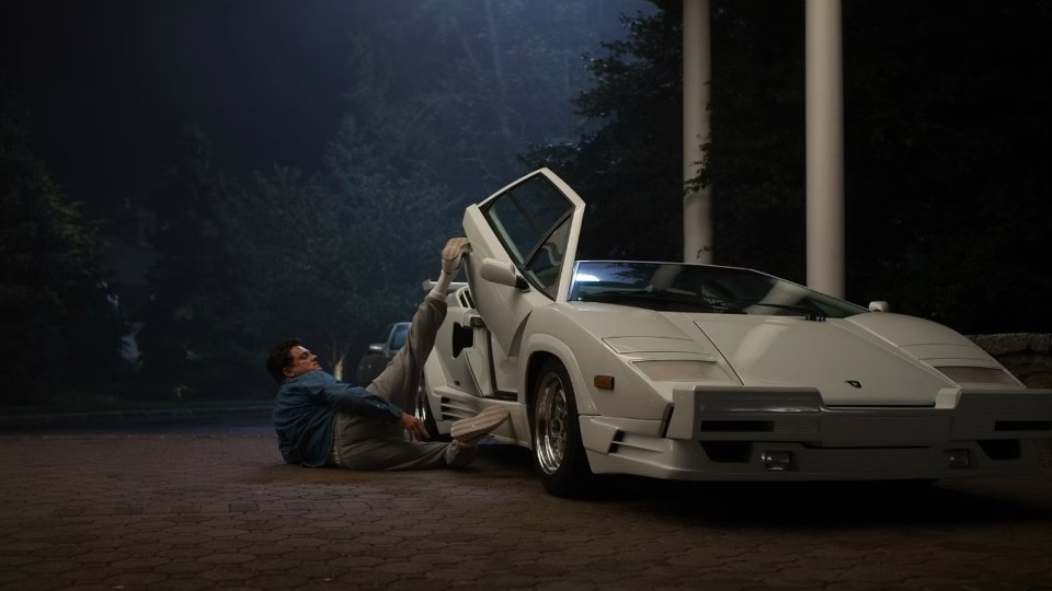 The 1989 Lamborghini Countach destroyed in the Wolf of Wall Street has gone up for auction