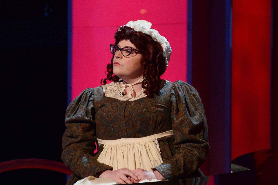 The Chase's Jenny Ryan as Mrs Cratchit in  ‘A Christmas Chase Celebrity Special’ TV Series