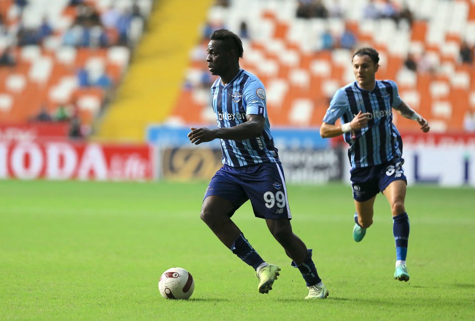 Mario Balotelli returned to Turkey with Adana Demirspor this summer