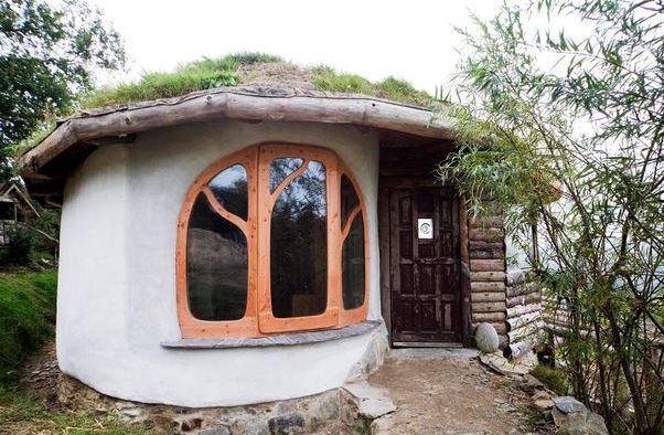 But the eco "hobbit house" built for only £27,000 was destroyed in a fire