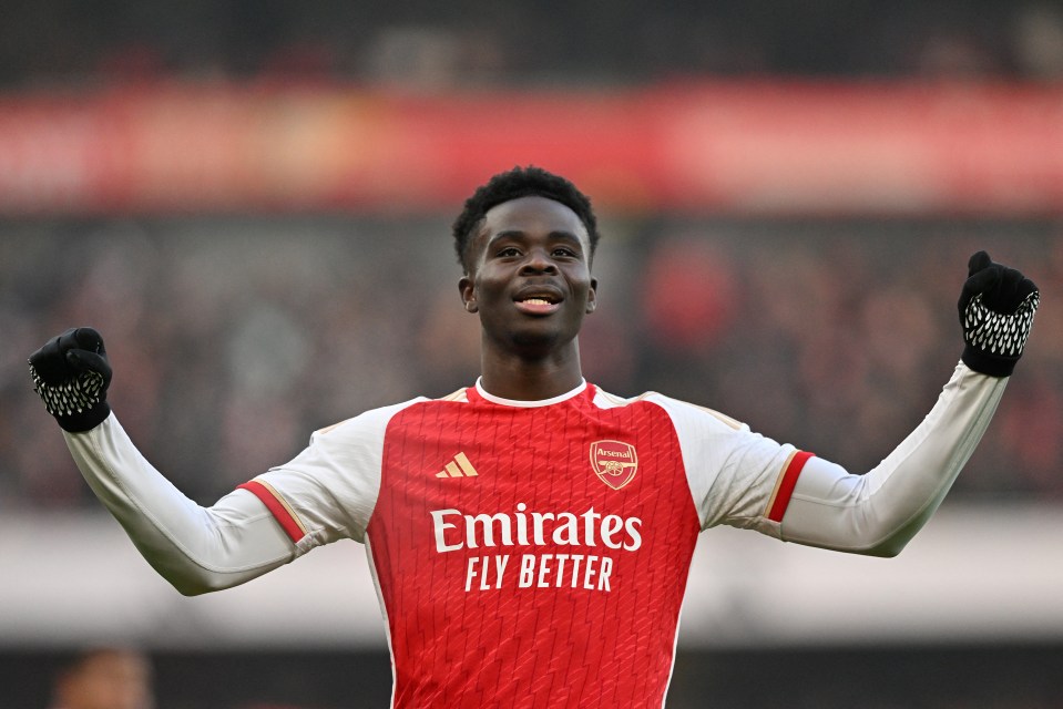 Arteta has made Bukayo Saka a superstar