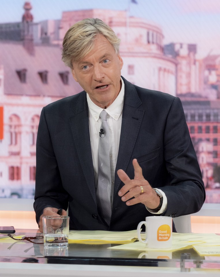 Richard Madeley thinks he's sussed why Nigel Farage's doing well with the public on I'm A Celeb