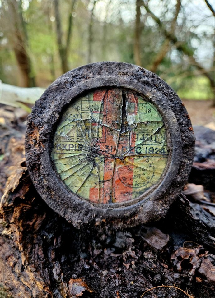 The tax disc expired at the end of December 1924