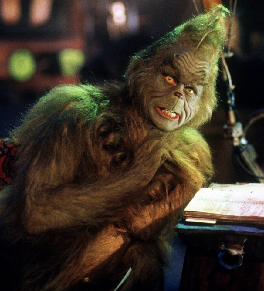 Jim Carrey played the Grinch in the live action movie