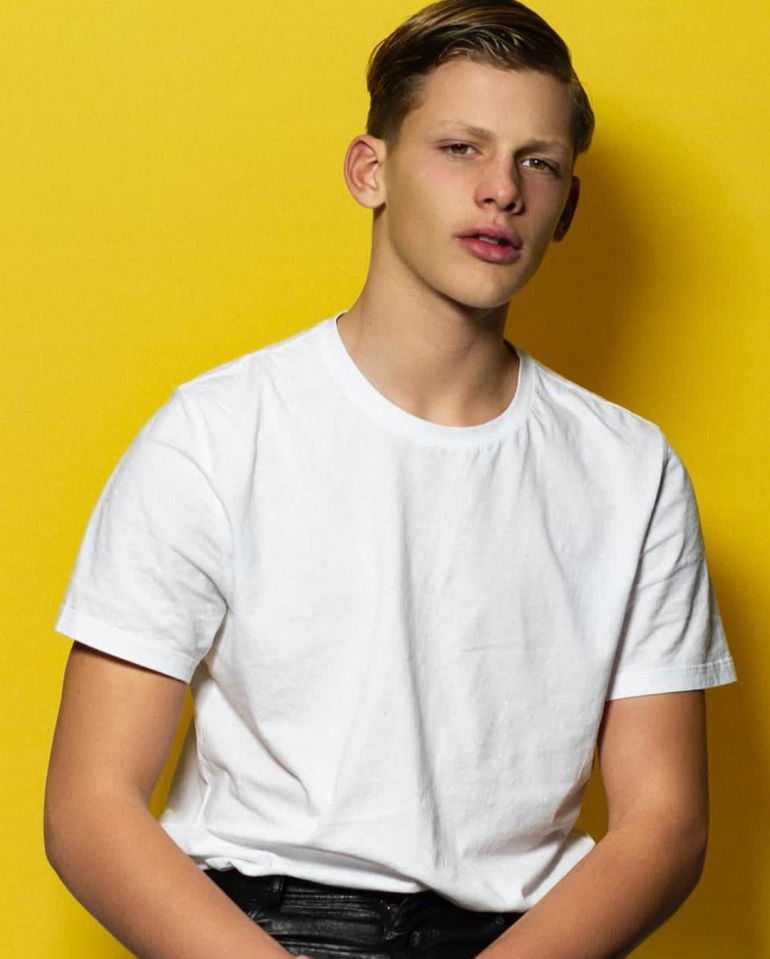 TAKEN WITH PERMISSION, , Jeff Brazier's son Freddy, 16, poses for first modelling shots as he follows in big bro's footsteps, MUST INCLUDE LINK -  //unsignedgrp.com/model/freddy-brazier