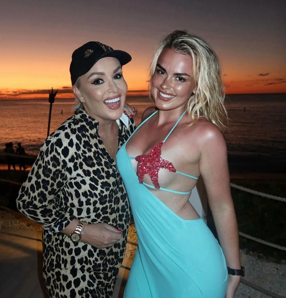 Tallia posed with her mum Tessa Hartmann who starred in The Real Housewives Of Jersey