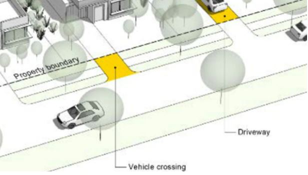 The local council issued a bizarre map of the area of a drive which must not be used