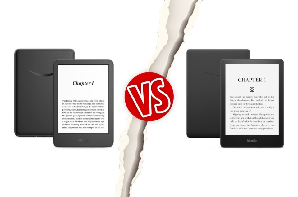 We've compared two of Amazon's most popular e-readers