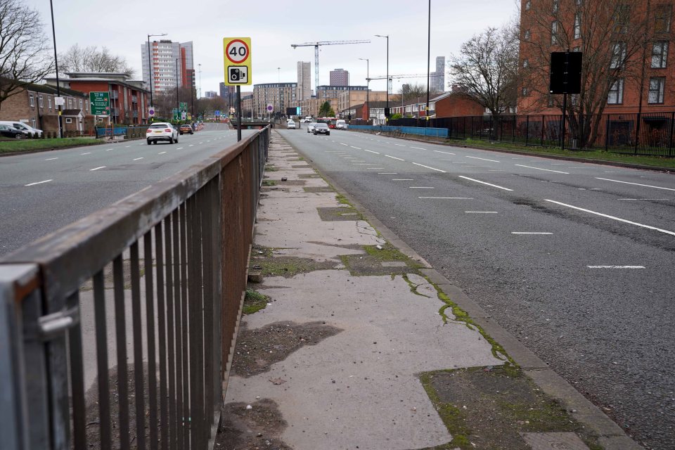 The safety barriers on Belgrave Middleway are still there today with the nuts sticking up