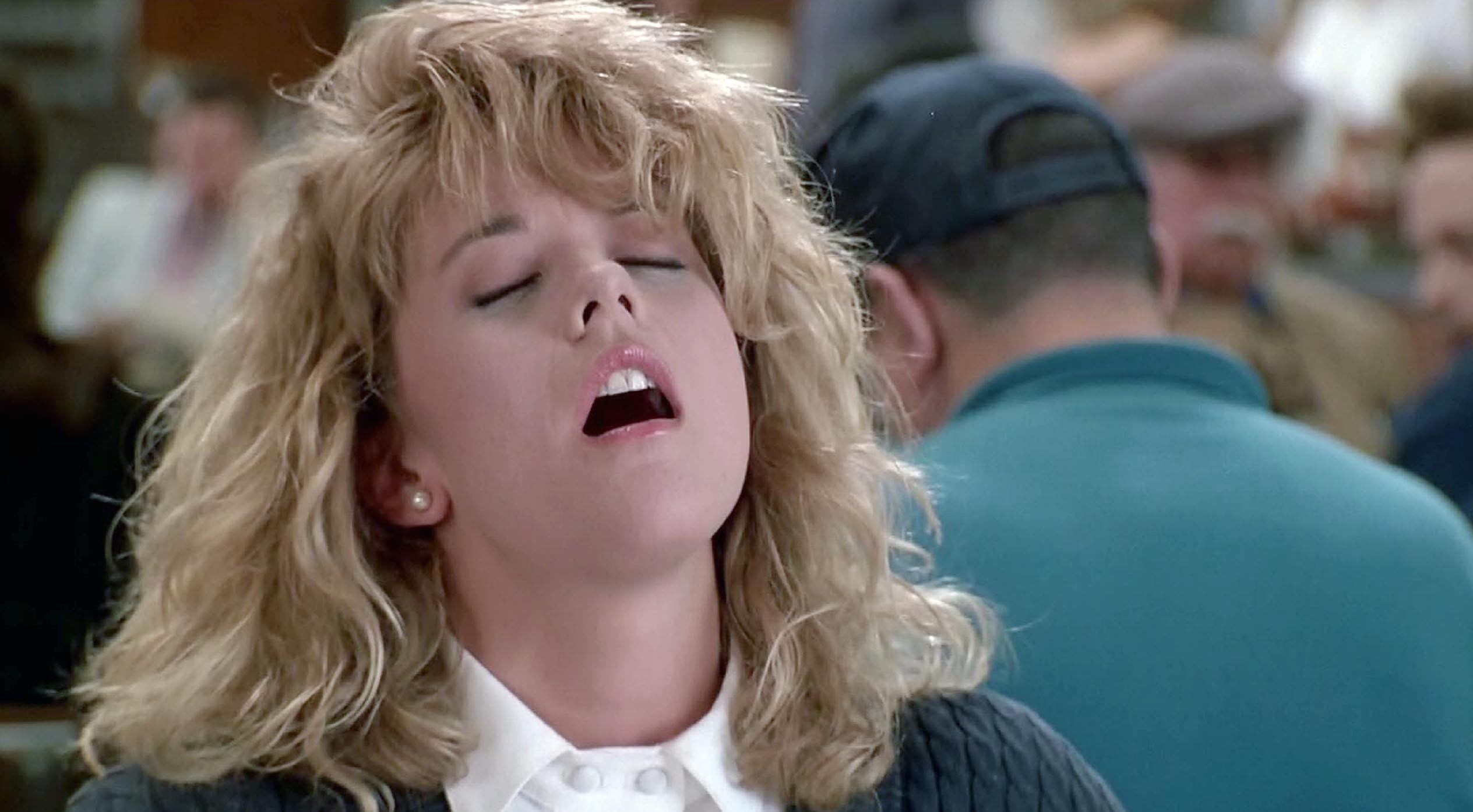 Meg Ryan’s character pretends to climax in When Harry Met Sally