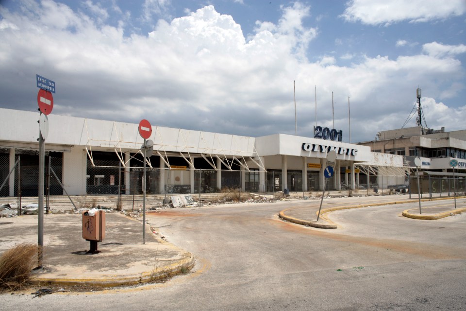 The Ellinikon International Airport in Athens, Greece, closed in 2001