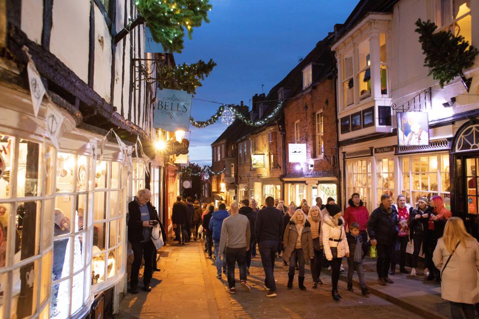 Lincoln Christmas Market (pictured), the oldest Christmas marked in the UK, was axed in February over safety concerns regarding overcrowding