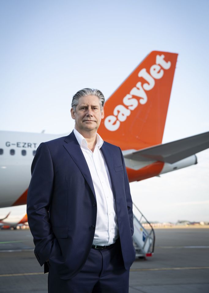 Johan Lundgren, boss of easyJet, which restored its dividend and swung back into profit after a spike in holiday bookings