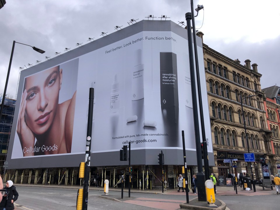 Ad agencies were blocked from putting billboards over the building by the council