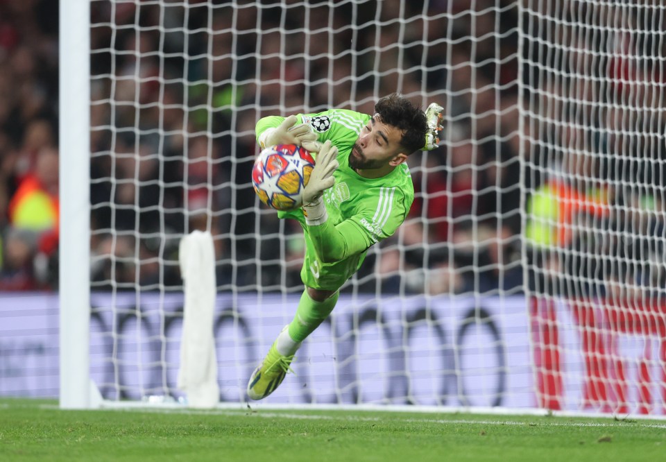 David Raya made two massive saves in Arsenal's Champions League shootout win over Porto