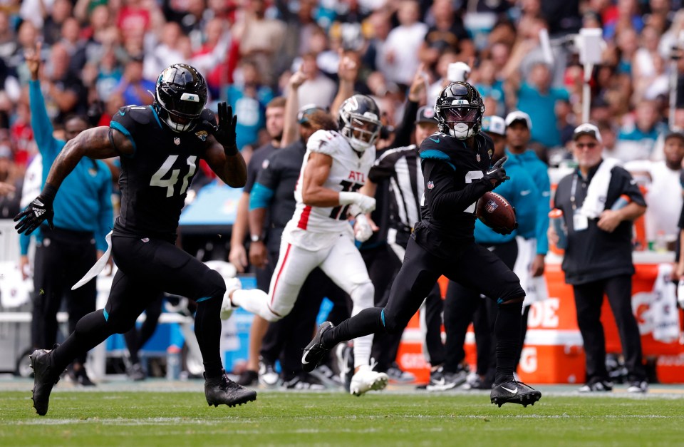 Atlanta Falcons faced Jacksonville Jaguars at Wembley