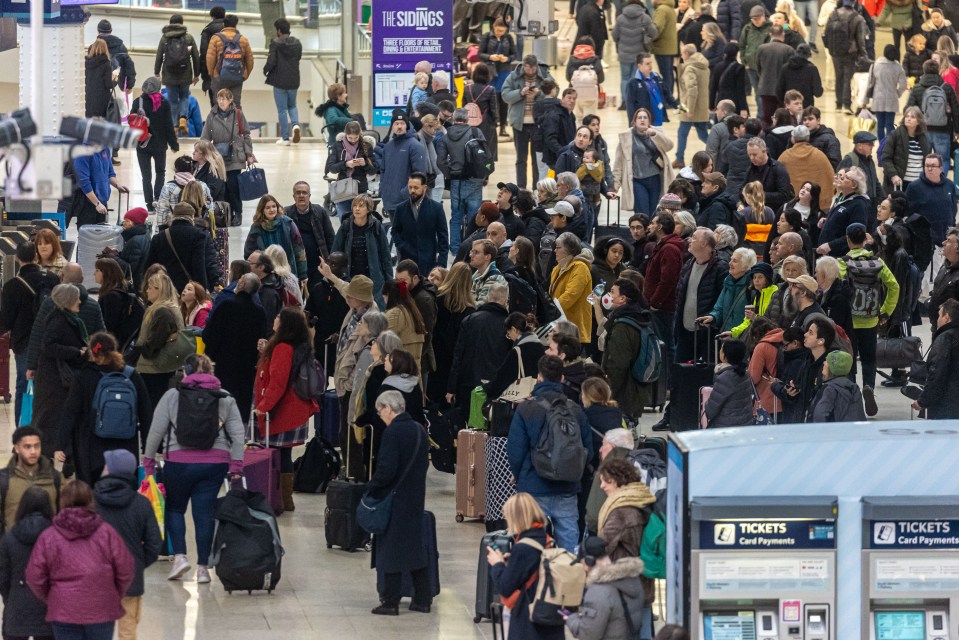 Travellers face disruption at Waterloo Station London this morning