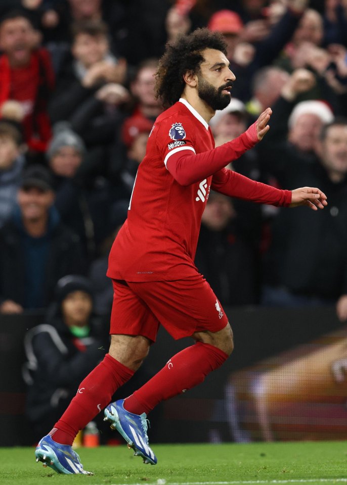 Mohamed Salah levelled the scores in the 29th minute