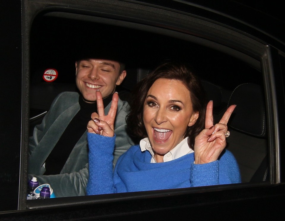 Head judge Shirley Ballas still looked fresh faced as she left the afterparty