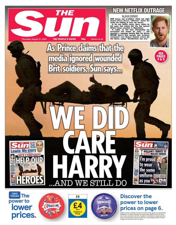 Harry’s claims that the media ignored his Afghan war comrades were proven false