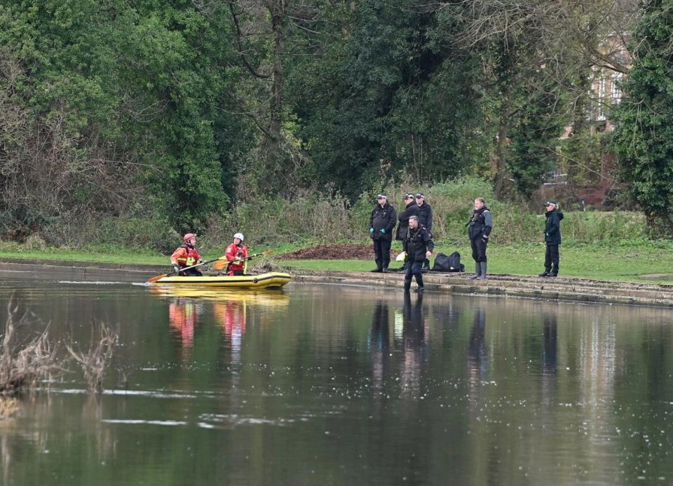 Cops have been scouring the river for the mum after her coat was found in it on Friday night