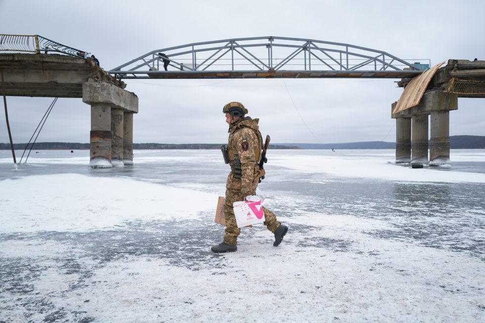 Ukraine is battling to hold off Russia's winter offensive in the east