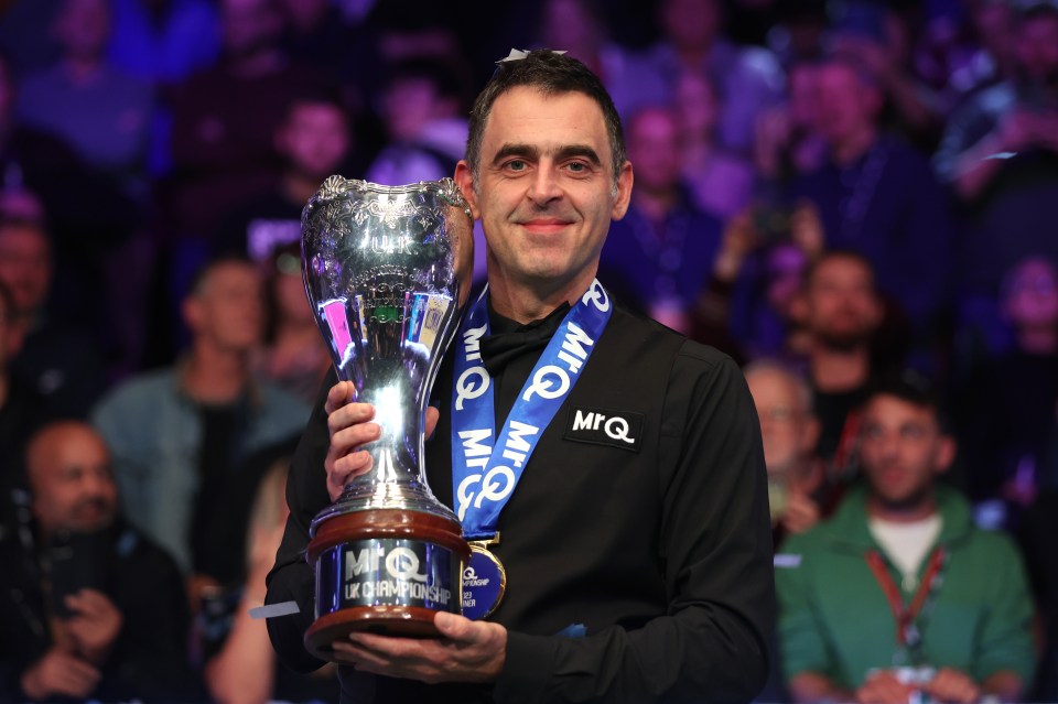 Snooker genius Ronnie is a a sporting legend