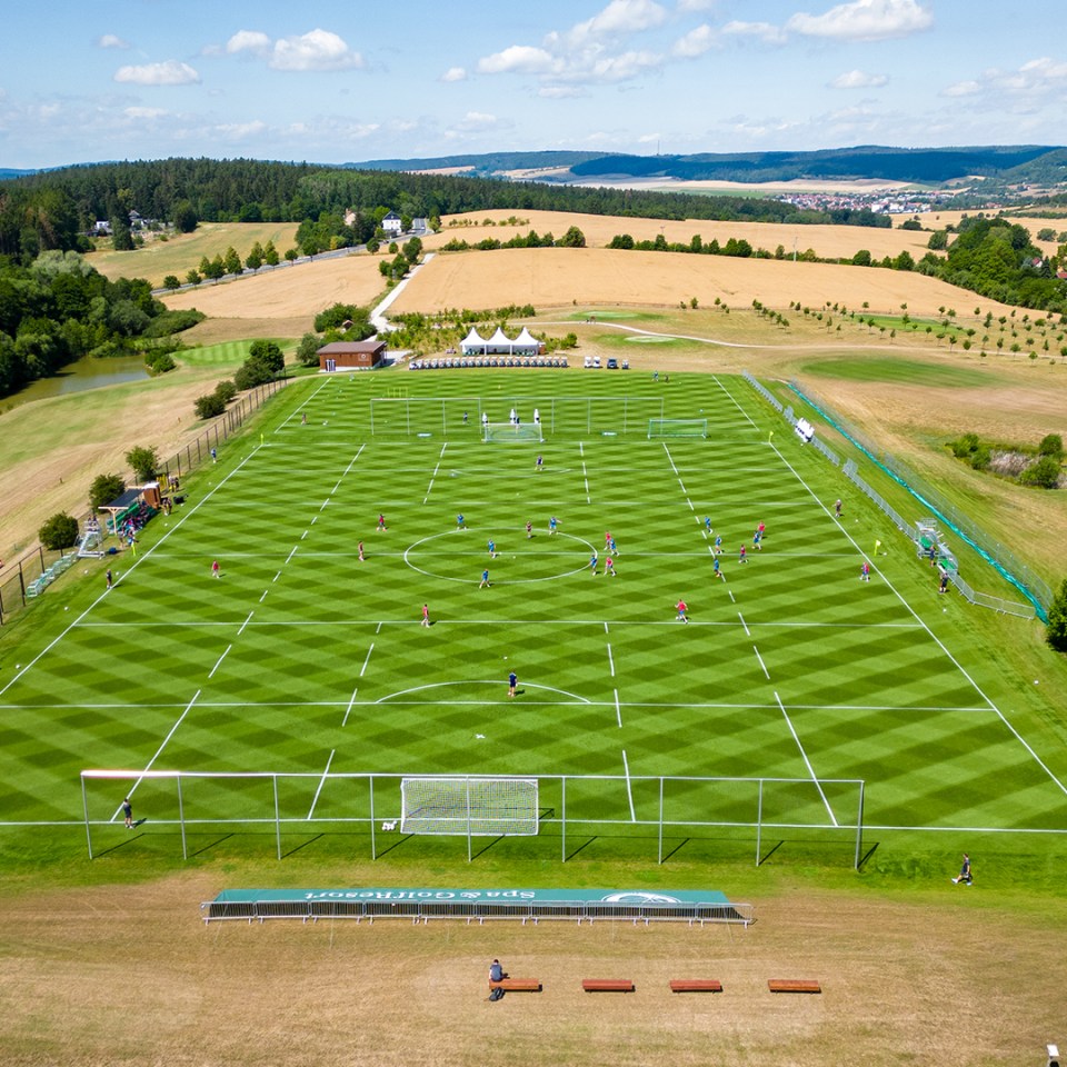 One-and-a-half training pitches will give Gareth Southgate plenty of space for his camp