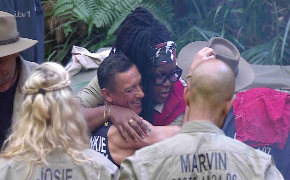 Frankie Dettori was eliminated from the jungle this week