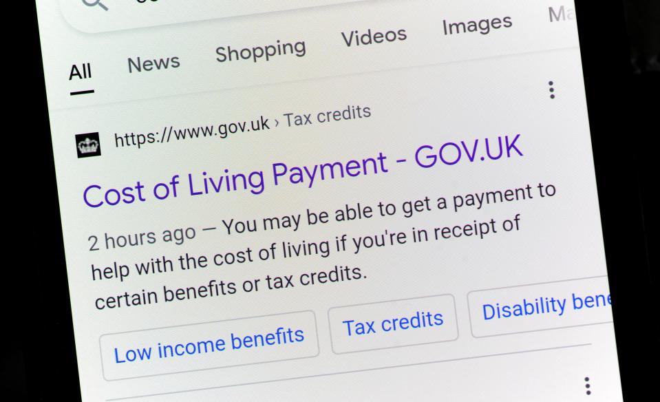 Millions of households will receive a £299 cost of living payment in February