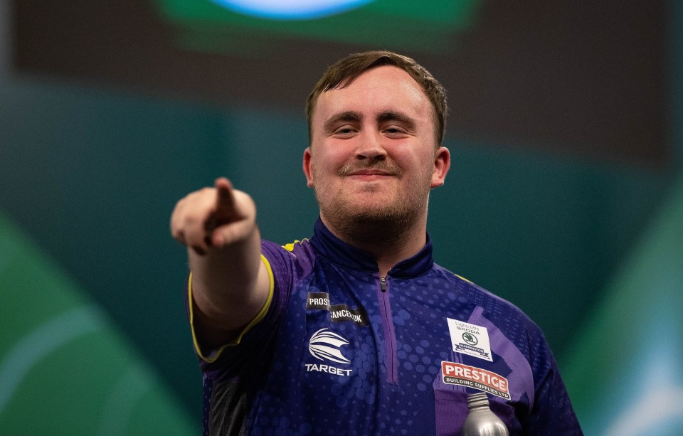 Luke Littler is going for glory at the World Darts Championship