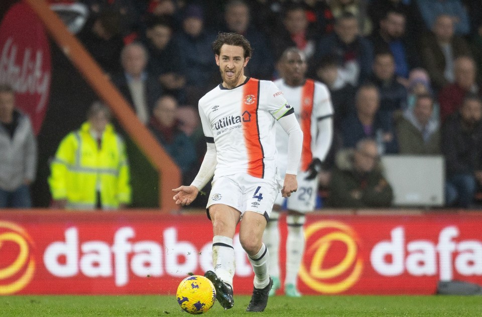 Tom Lockyer started the game at centre-back