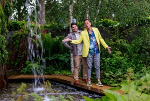 Craig Revel-Horwood and Jonathan Myring at the Chelsea Flower Show on May 23, 2022