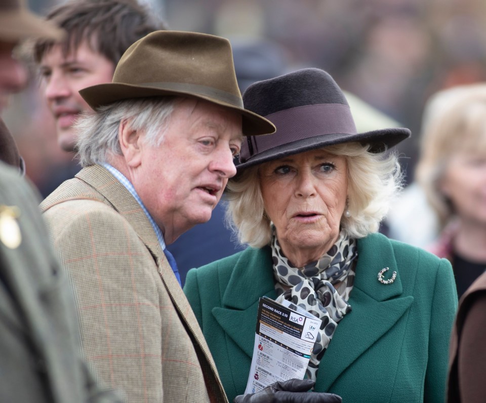 The retired Army brigadier, pictured with Camilla, has been secretly dating the acid-tongued TV host for a year